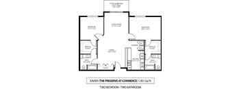 The Preserve at Commerce Apartments in Rogers, MN 2 Bedroom 2 Bath