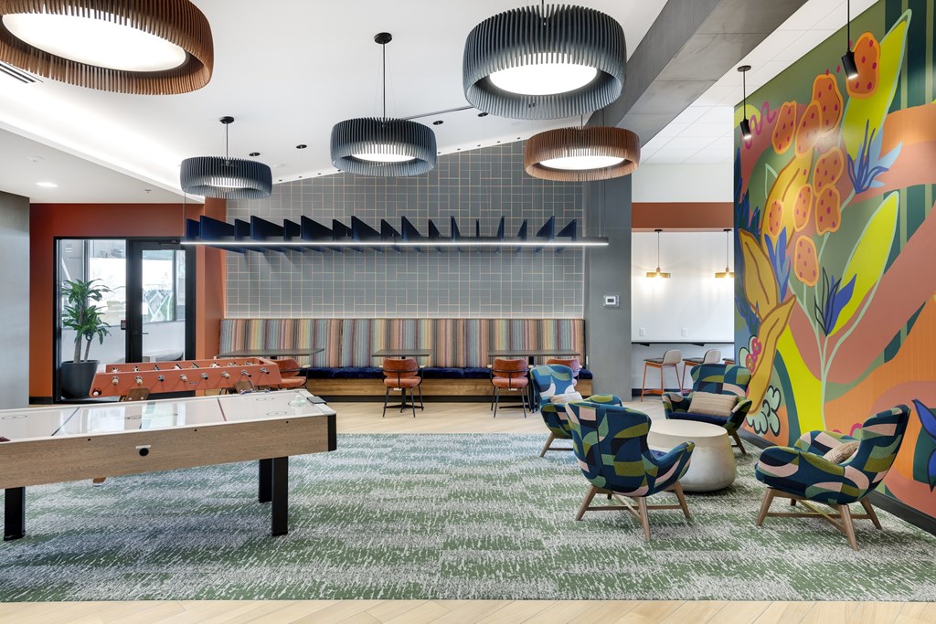 Game Room at Zelia on Seven, St Louis Park, Minnesota