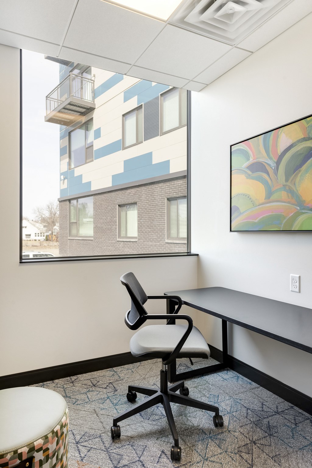 Work From Home Setup at Zelia on Seven, St Louis Park