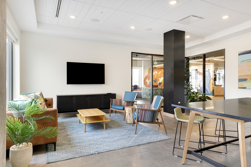 Clubroom Seating at Zelia on Seven, St Louis Park