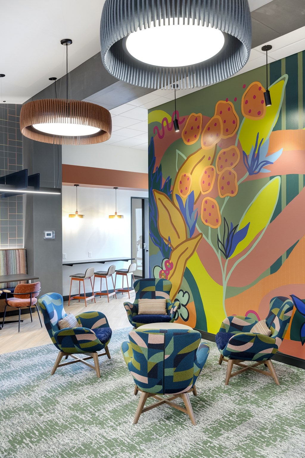 Feature Wall at Zelia on Seven, Minnesota