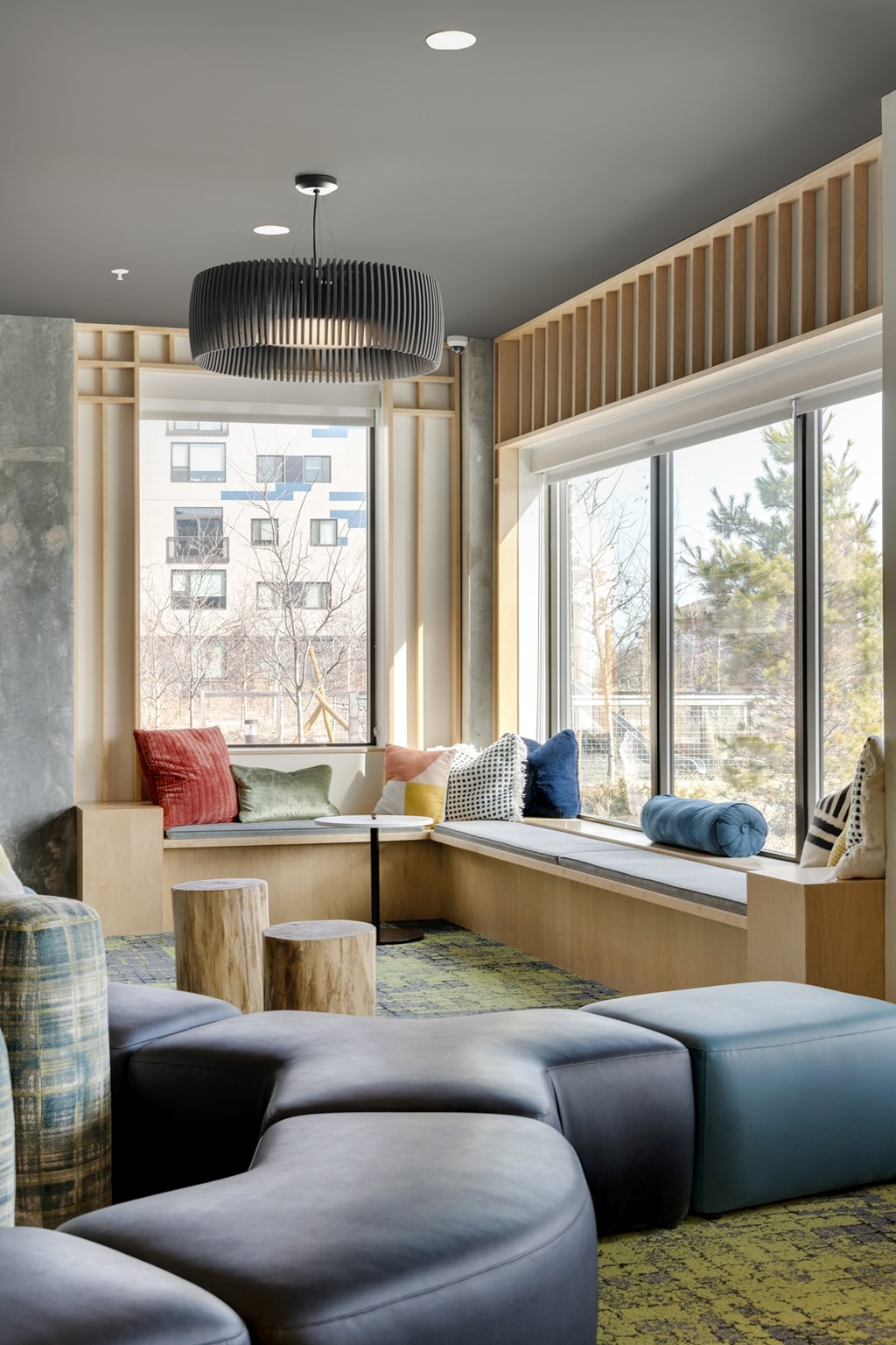 Sunny lobby at Zelia on Seven, St Louis Park, 55416