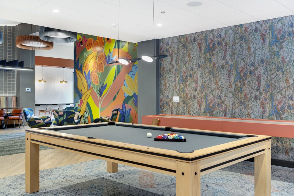 Pool Table at Zelia on Seven, St Louis Park, Minnesota