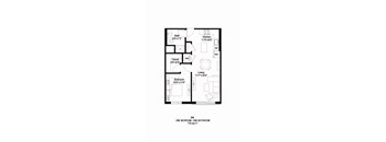 B4 Floor Plan at Zelia on Seven in St. Louis Park, MN 55416