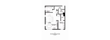 C4 Floor Plan at Zelia on Seven in St. Louis Park, MN 55416