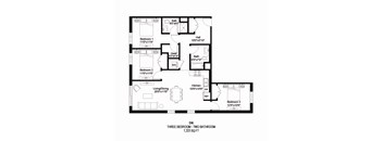 D6 Floor Plan at Zelia on Seven in St. Louis Park, MN 55416