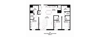 D8 Floor Plan at Zelia on Seven in St. Louis Park, MN 55416