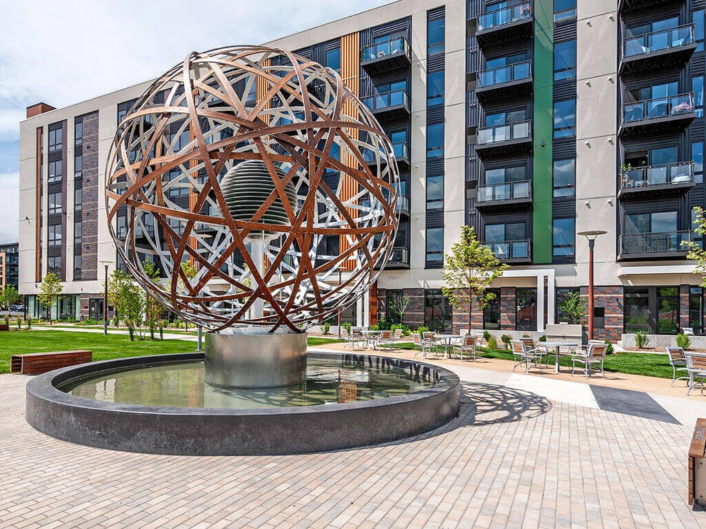 Outdoor view at Central Park West, St. Louis Park, 55416