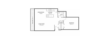 Beach South at the Lake Apartments in Robbinsdale, MN 1 bed 1 bath