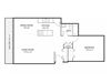 Meadows-Floor Plan Beach South at the Lake Apartments in Robbinsdale, MN 1 bed 1 bath
