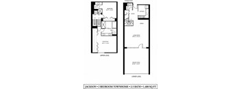 JACKSON Floor Plan at Kellogg Square, St. Paul