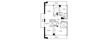 QUINCY Floor Plan at Kellogg Square, St. Paul, 55101