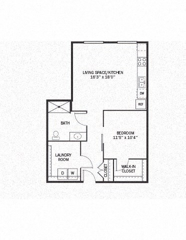Kellogg Square Moto Floor Plan at Kellogg Square, St. Paul, 55101
