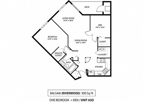 Balsam Floor plan at The Riverwood, Lilydale, MN, 55118