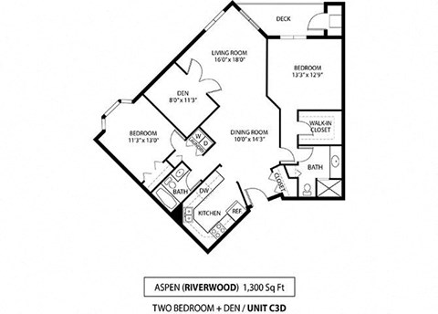 Aspen floor plan at The Riverwood, Minnesota, 55118
