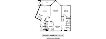 River Birch floor plan at The Riverwood, Lilydale, Minnesota