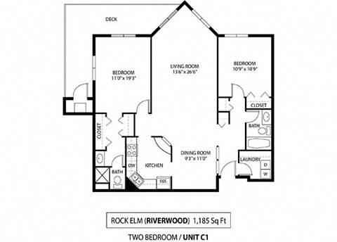 Rock ELM floor PLANat The Riverwood, Minnesota