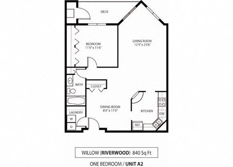 The Riverwood Apartments in Lilydale, MN 1 Bedroom 1 Bath
