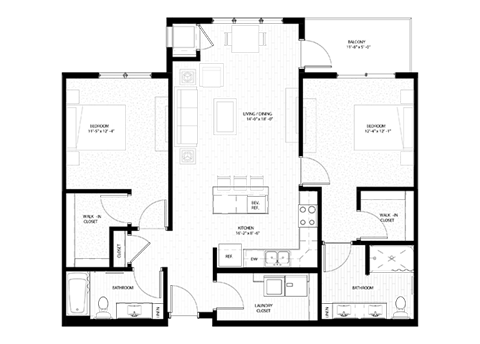 2 bed 2 bath E at Nuvelo at Parkside, Apple Valley, MN