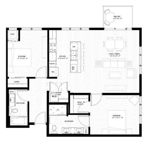 2 bed 2 bath A at Nuvelo at Parkside, Apple Valley