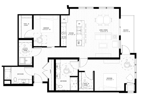 2 bed 2 bath F at Nuvelo at Parkside, Apple Valley, 55124