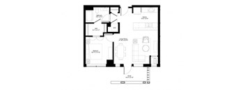 Chestnut floor plan at Central Park West, St. Louis Park
