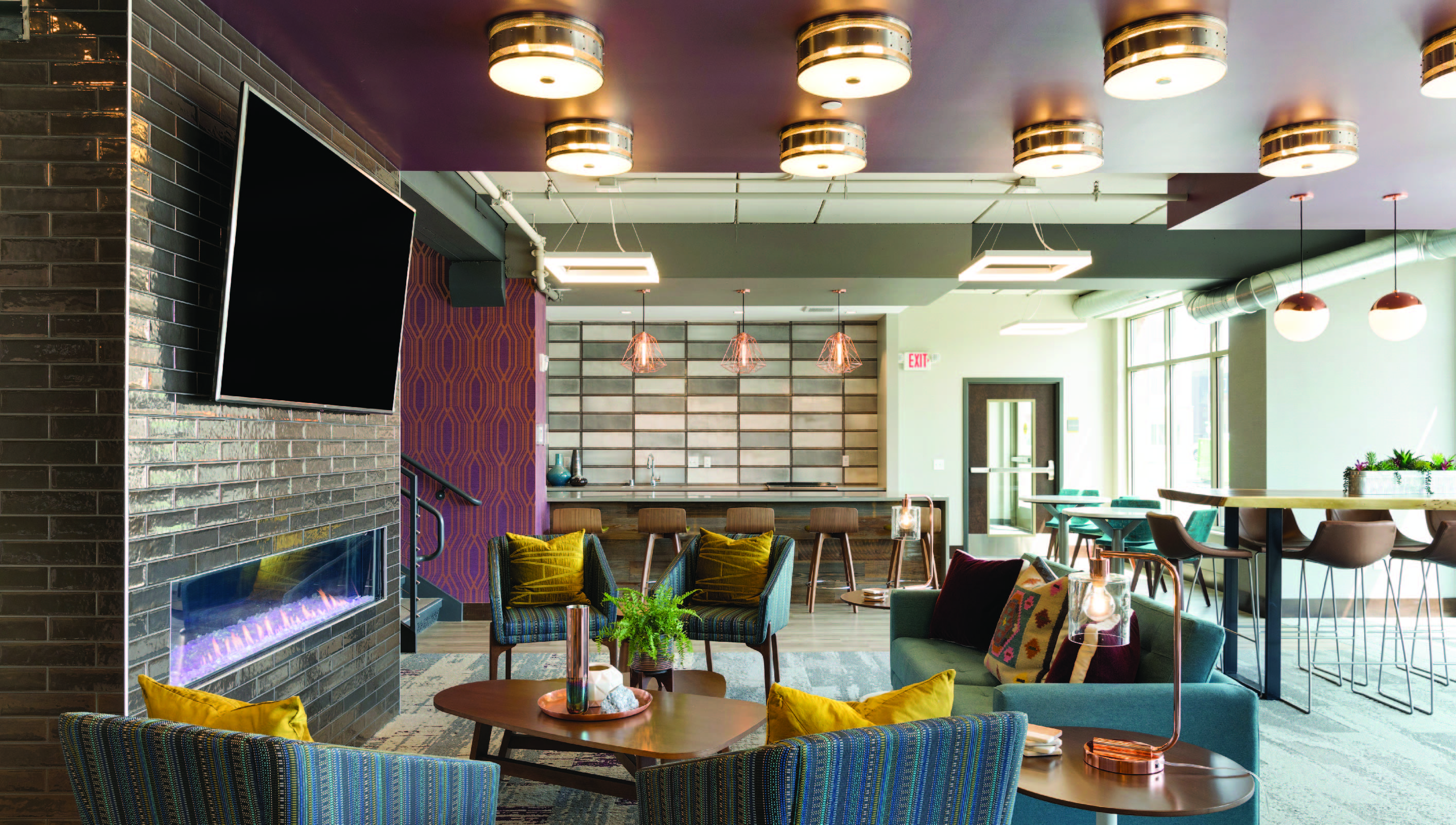 Social Lounge at Galante at Parkside, Minnesota