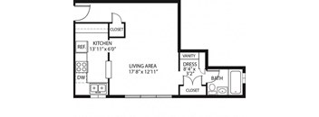 Studio Floorplan (Power)