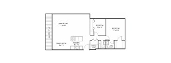 Beach South at the Lake Apartments in Robbinsdale, MN 2 beds 1.5 bath