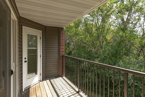 Private Balcony at Regency Woods, Minnesota, 55305