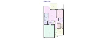 Duplex Model 1202 at Concord Crossing, Lafayette  