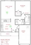 Aspen 1 bedroom 1 bathroom villa Aspen 1 bedroom 1 bathroom 863 Sq.Ft. villa at Hawthorne Properties, Lafayette, IN