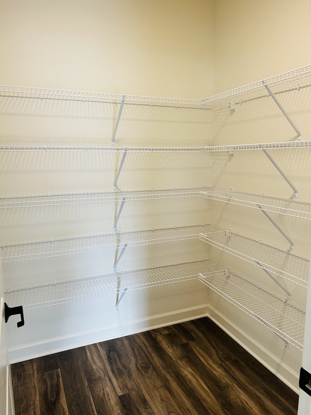 the preserve at ballantyne commons closets with shelves and wire racks at Concord Crossing, Lafayette, IN 47909