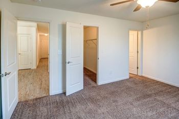 bedroom with walk in closet at Concord Crossing, Lafayette, IN 47909