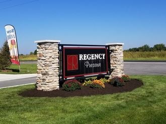 Welcoming Property Signage at Regency Preserve, Avon, IN, 46123