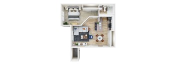 One Bedroom One Bathroom