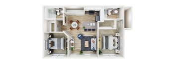 Two Bedroom Two Bathroom