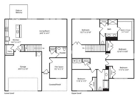 2313 Union Pointe Ln 4 Beds Apartment for Rent