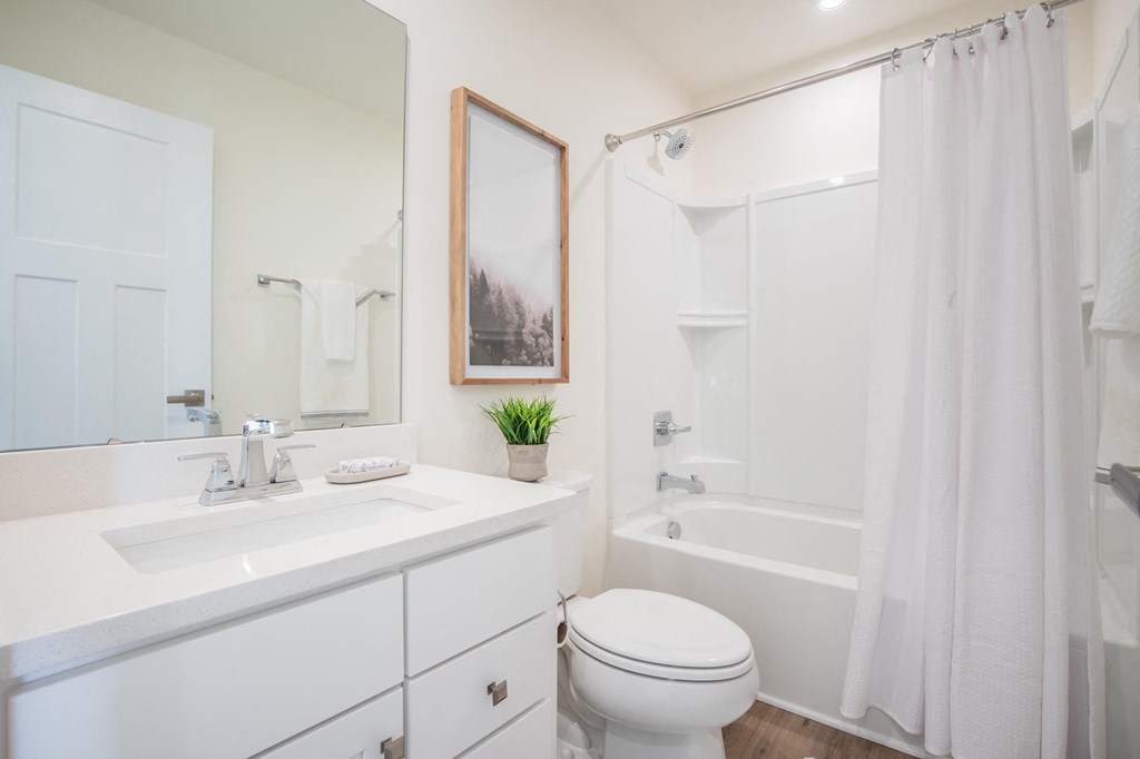 a bathroom with a sink toilet and a shower