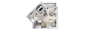 a floor plan of a house