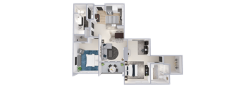 a floor plan of a house
