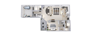 a floor plan of a house
