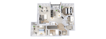 a floor plan of a house
