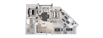 a floor plan of a house