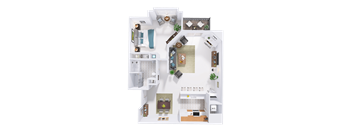a floor plan of a house
