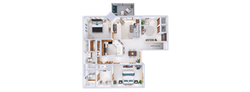 a floor plan of a house