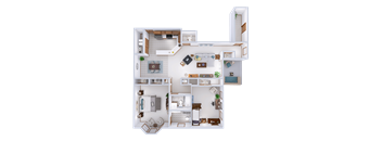 Deer Creek Run - 2 Bedroom 2 Bath Lower