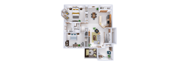 Deer Creek Run 2 Bedroom 2 Bath  Den