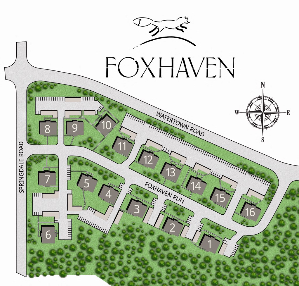 a site map of the plan