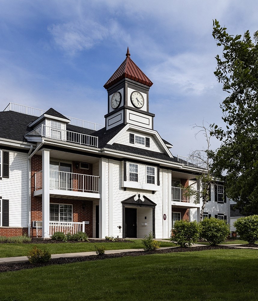 a building with a clock tower on top of it